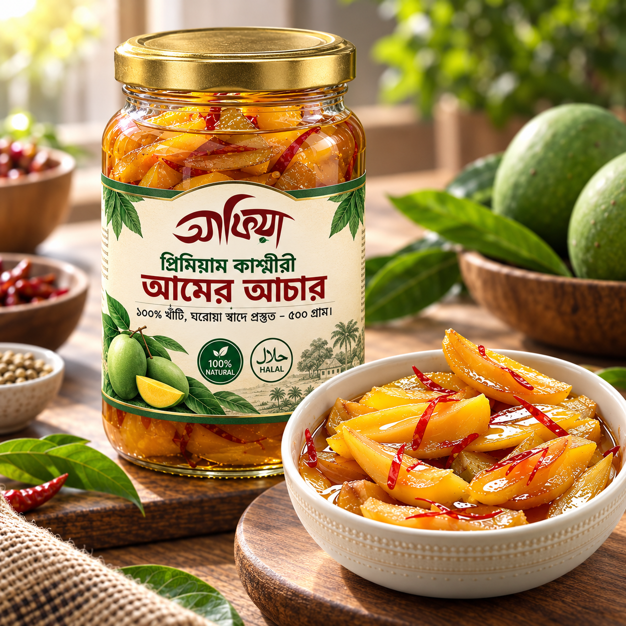 হোমমেড আমের কাশ্মীরি আচার - Image 2