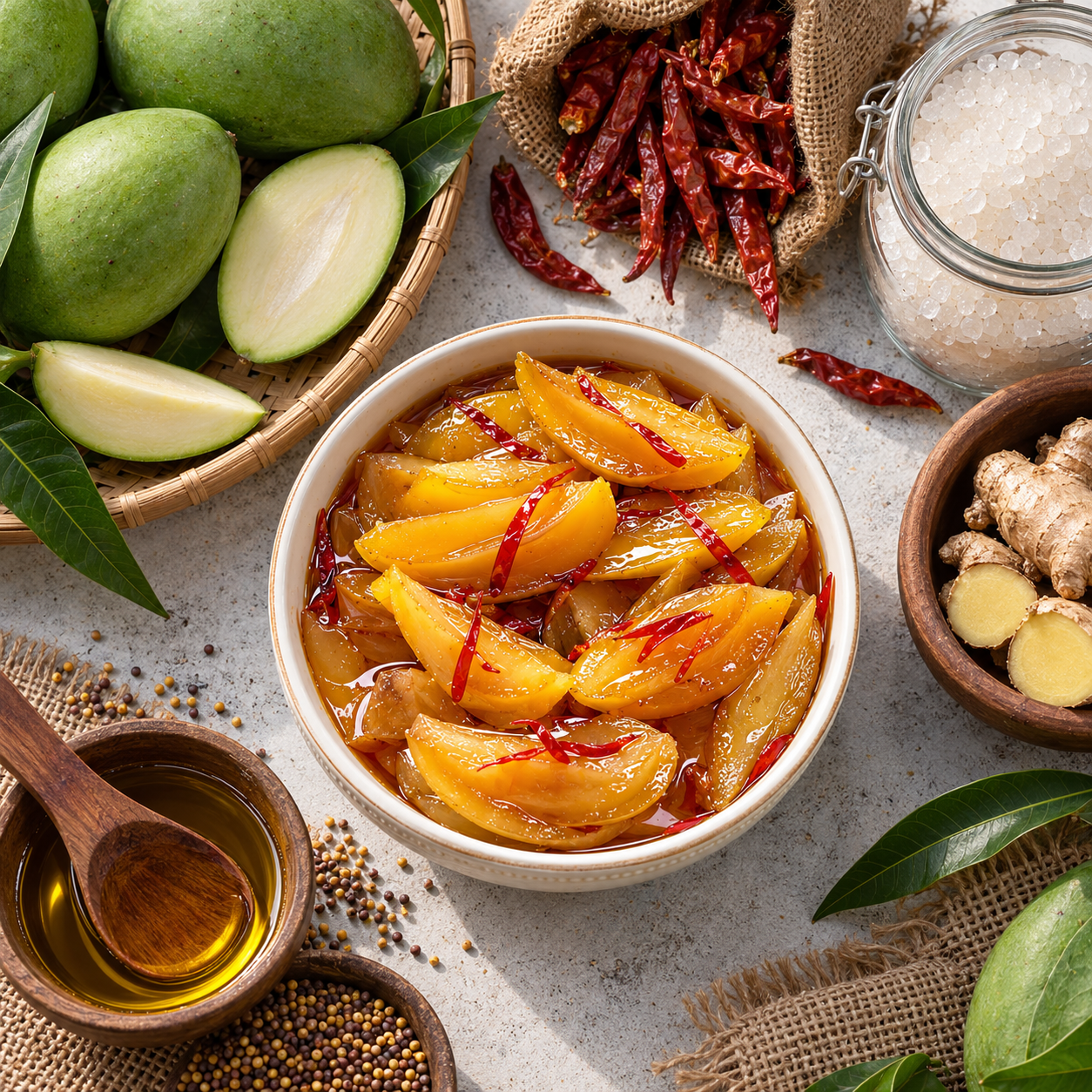 হোমমেড কাশ্মীরি আমের আচার
